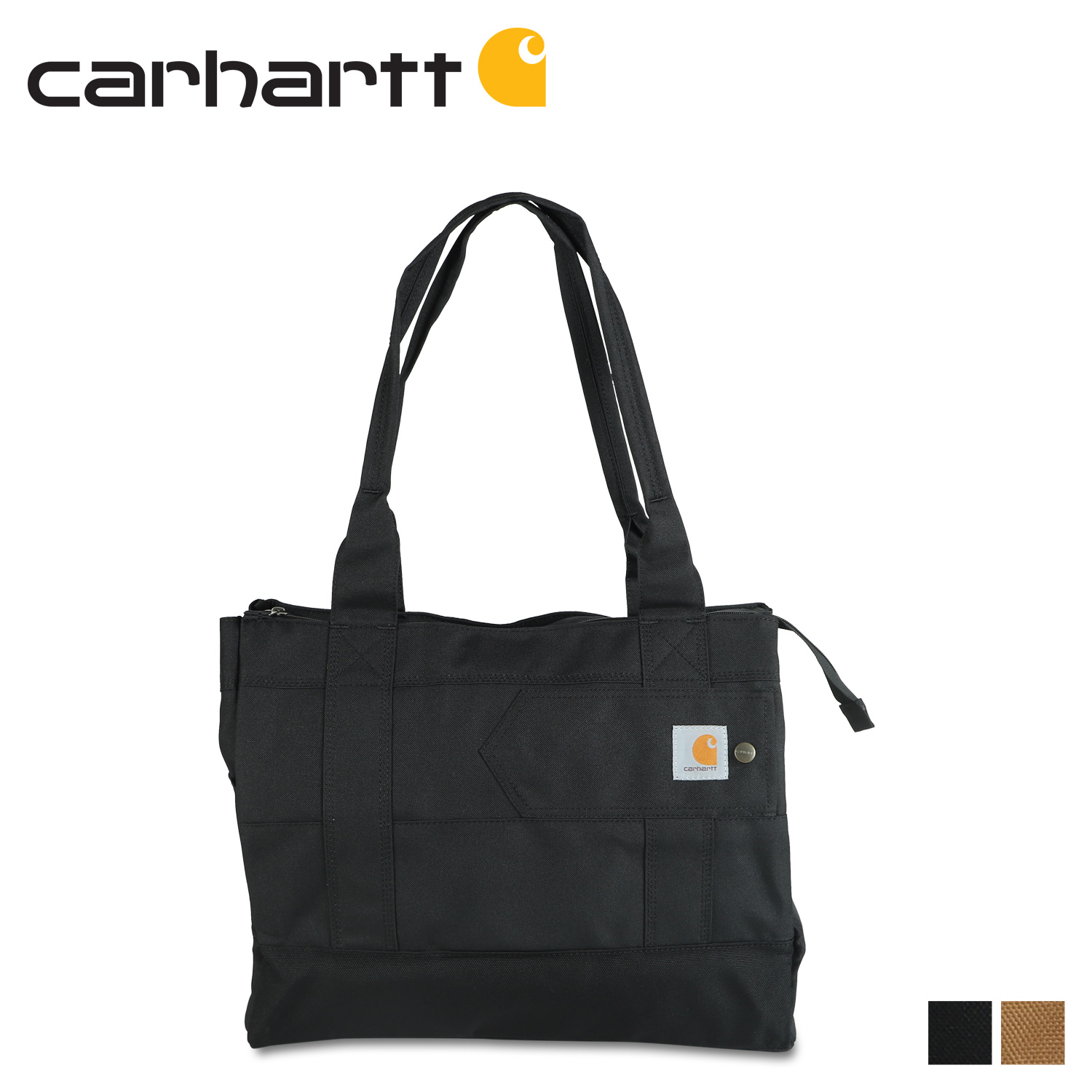 Carhartt (カーハート) CB0379 Horizontal Zip Tote トートバッグ A01