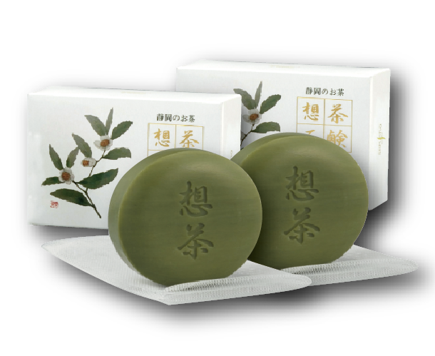 GIE-8232　お茶屋さんが作った想茶石鹸（２個セット）