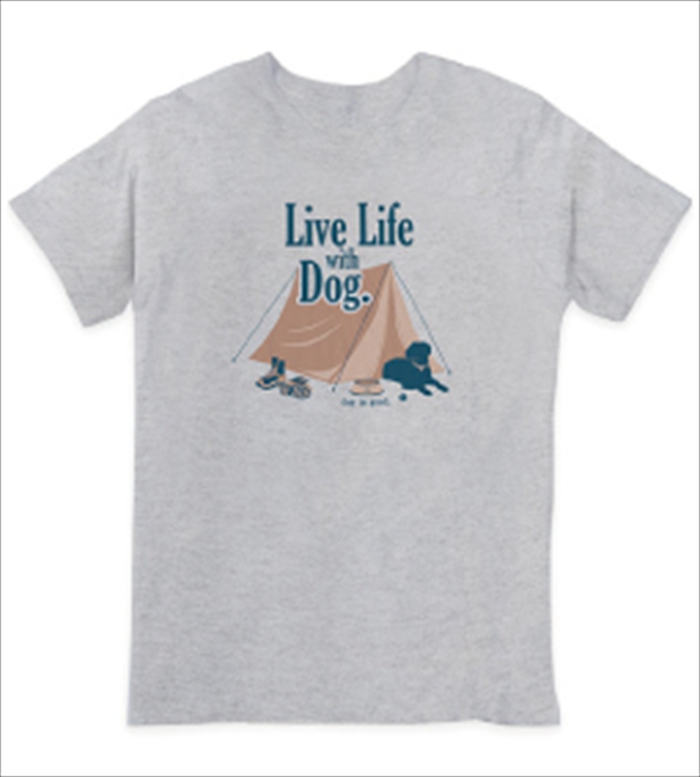 Dog is Good　Ｔシャツ　ライフウィズドッグ　テント