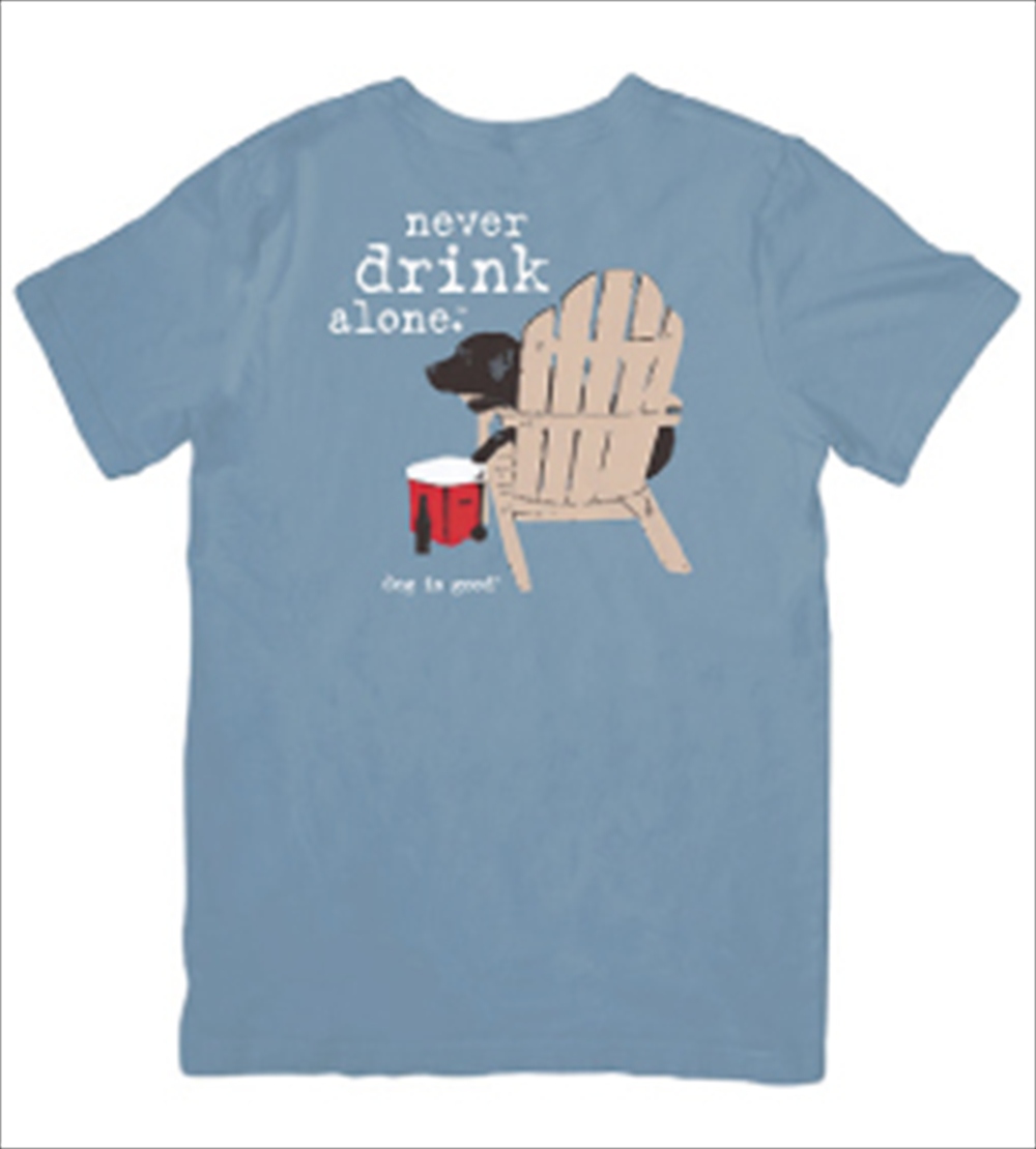 Dog is Good　Ｔシャツ　ネヴァードリンクアローン