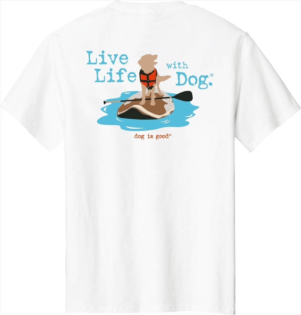 Dog is Good　Ｔシャツ　ライフウィズドッグ　サップ　ホワイト