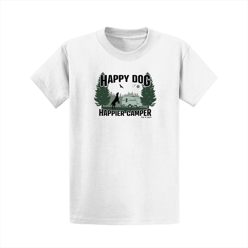 Dog is Good　Ｔシャツ　ハッピードッグ　ホワイト