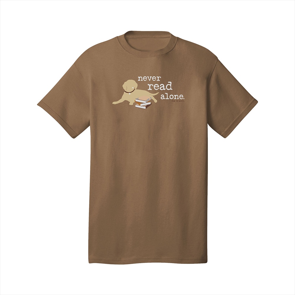 Dog is Good　Ｔシャツ　ネヴァーリードアローン　ブラウン