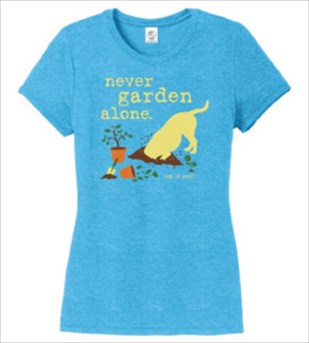 Dog is Good　ウィメンズＴシャツ　ネヴァーガーデンアローン