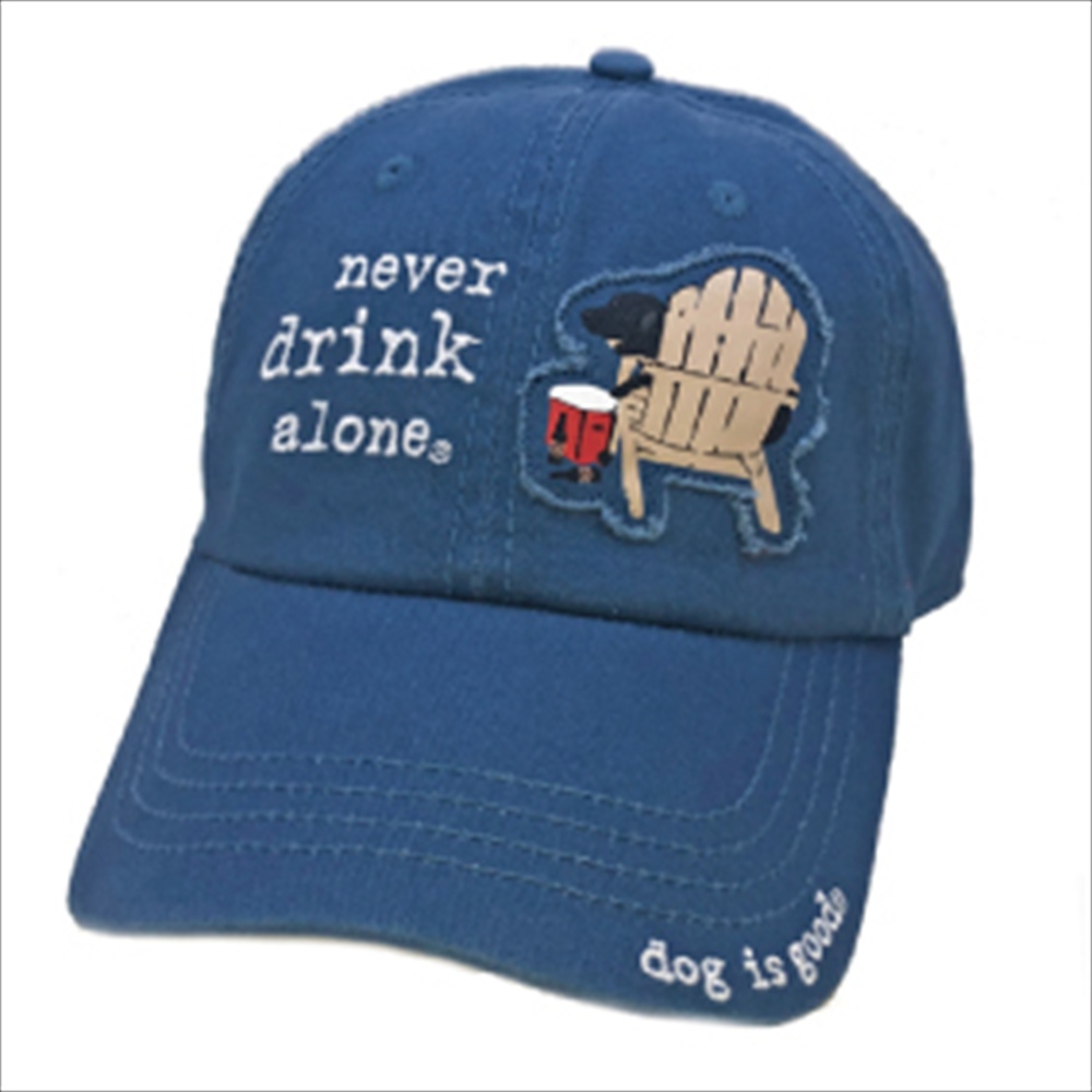 Dog is Good キャップ ネヴァードリンクアローン