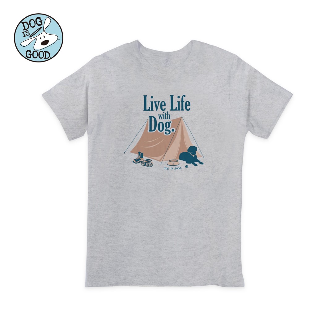 Dog is Good Ｔシャツ ライフウィズドッグ テント
