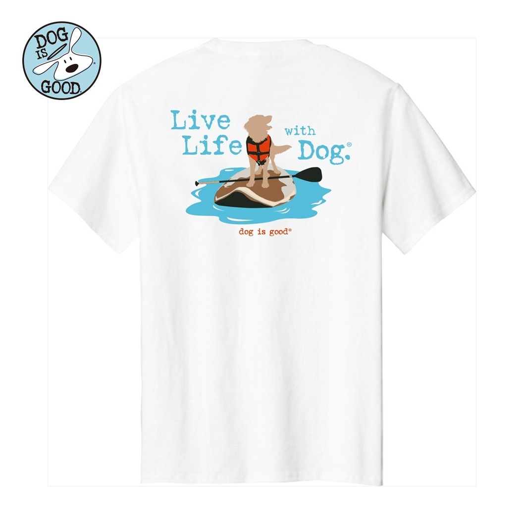 Dog is Good Ｔシャツ ライフウィズドッグ サップ ホワイト