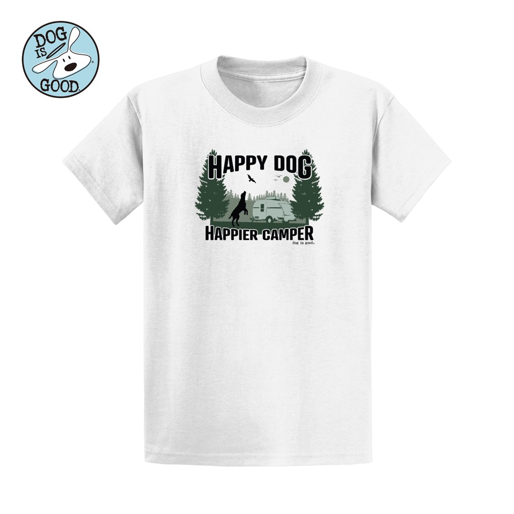 Dog is Good Ｔシャツ ハッピードッグ ホワイト