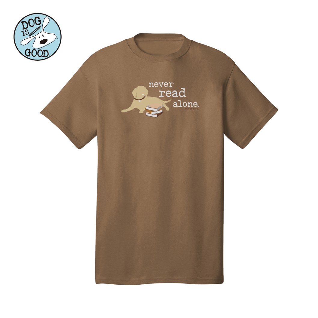 Dog is Good Ｔシャツ ネヴァーリードアローン ブラウン