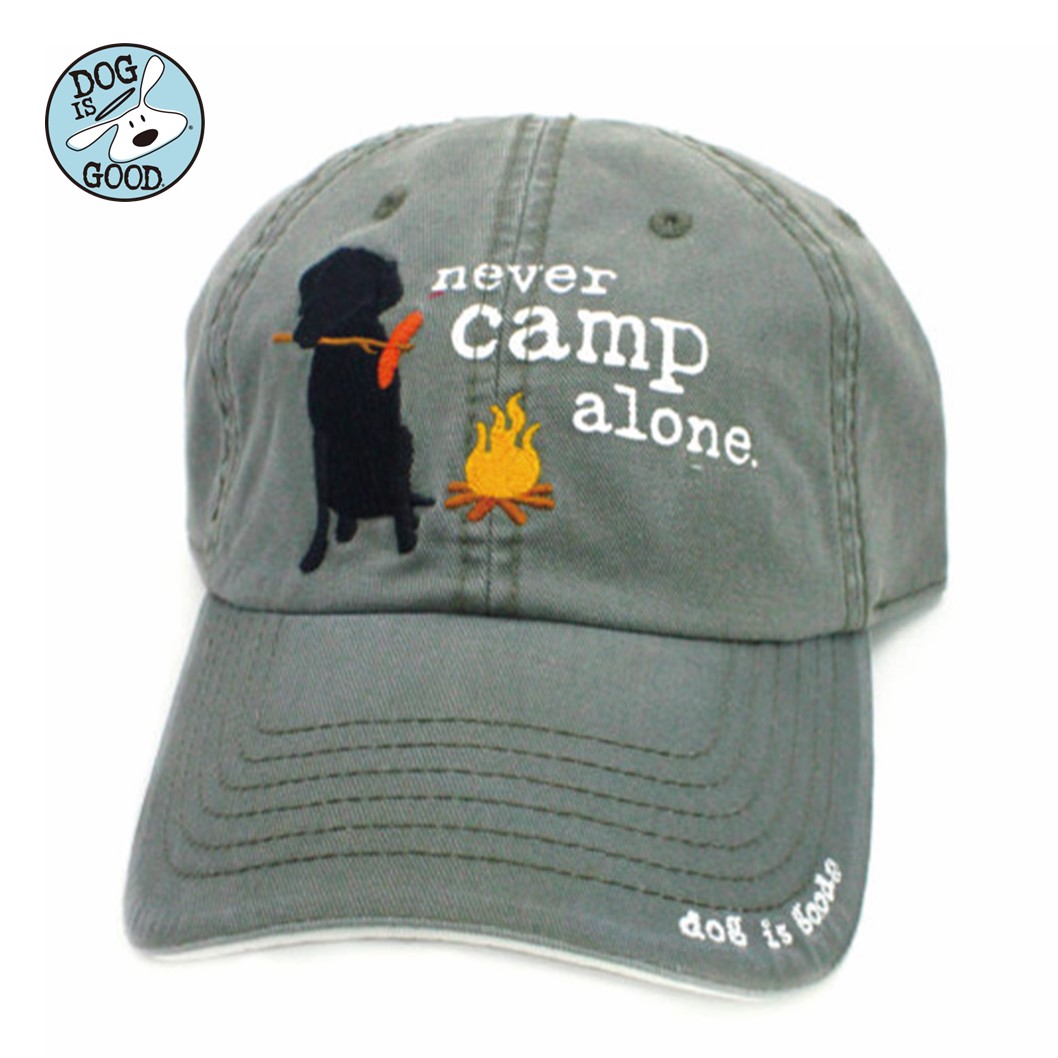 Dog is Good キャップ ネヴァーキャンプアローン