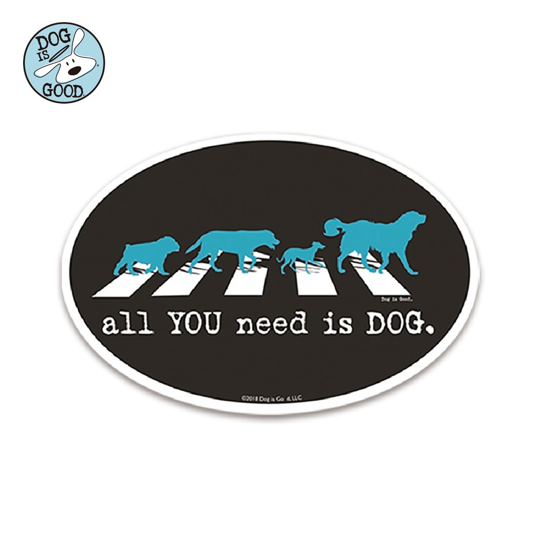 Dog is Good カーマグネット オールユーニード