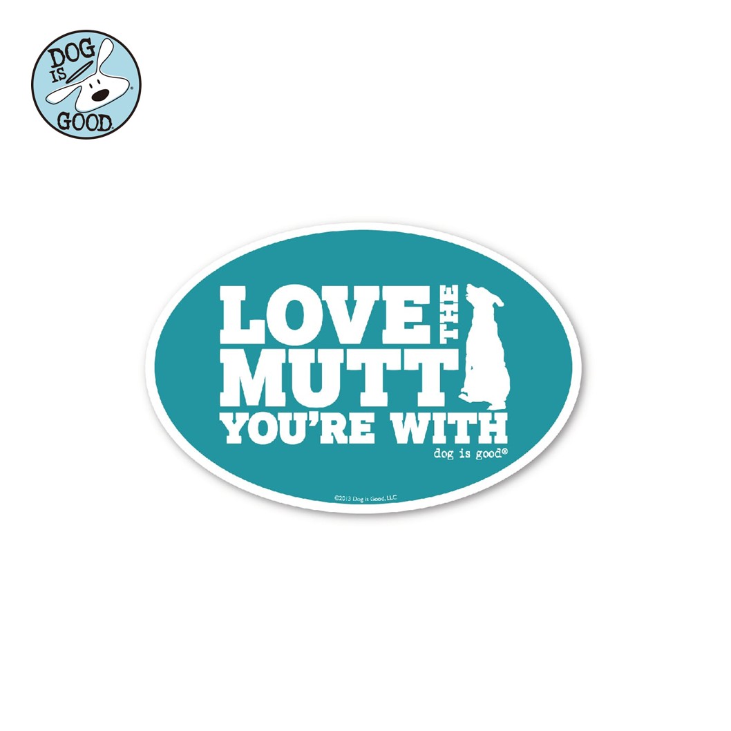 Dog is Good カーマグネット ラヴザマット