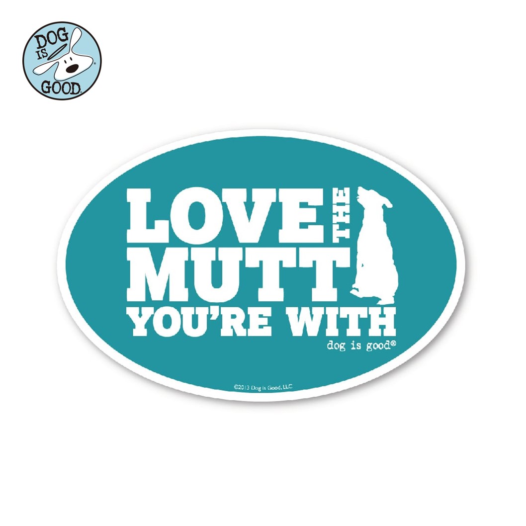 Dog is Good カーマグネット ラヴザマット