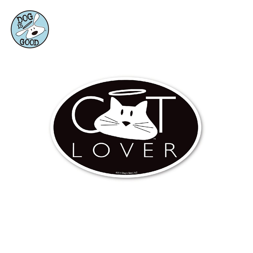 Dog is Good カーマグネット キャットラヴァー