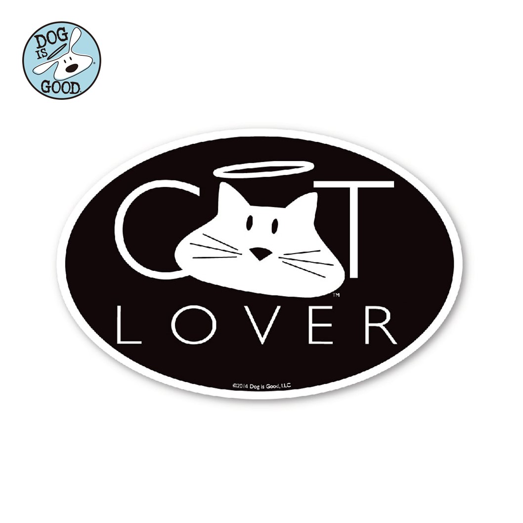 Dog is Good カーマグネット キャットラヴァー