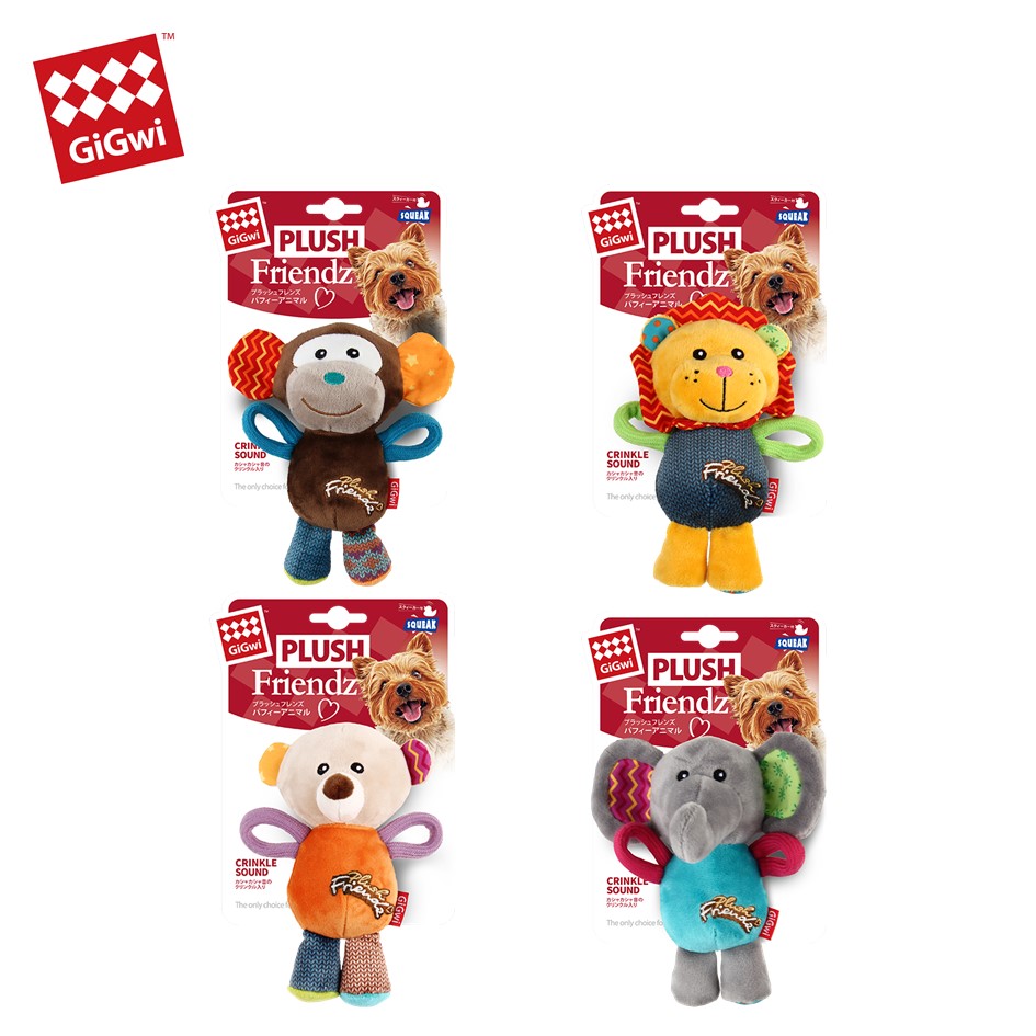 GiGwi プラッシュフレンズ パフィーアニマル