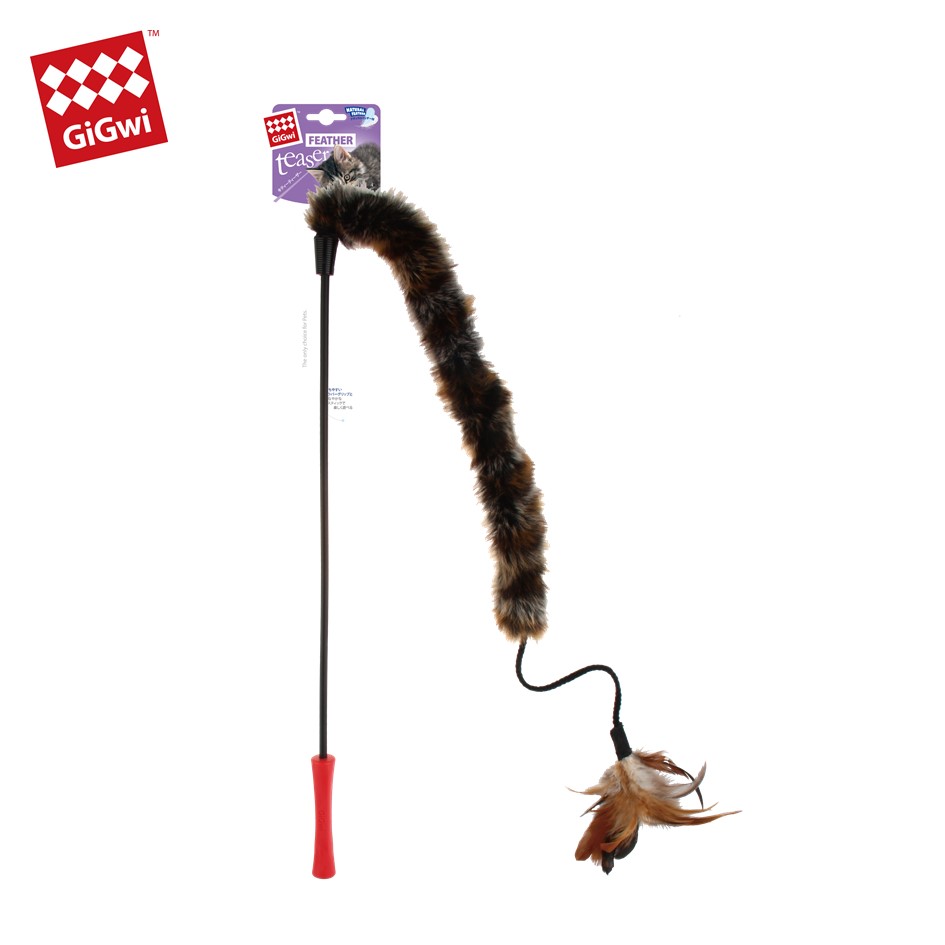 GiGwi キティーティーザー テール&フェザー