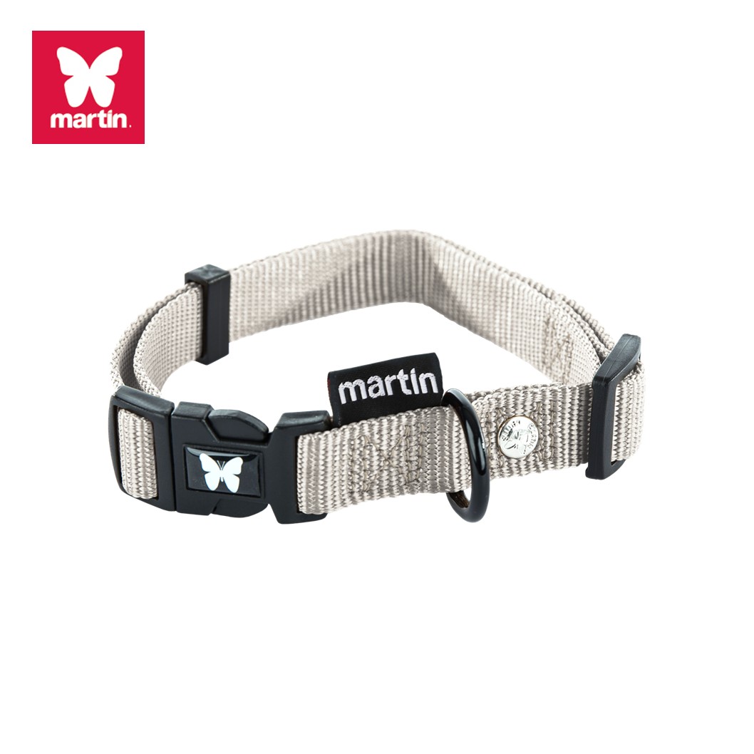martin ナイロンカラー シルバー