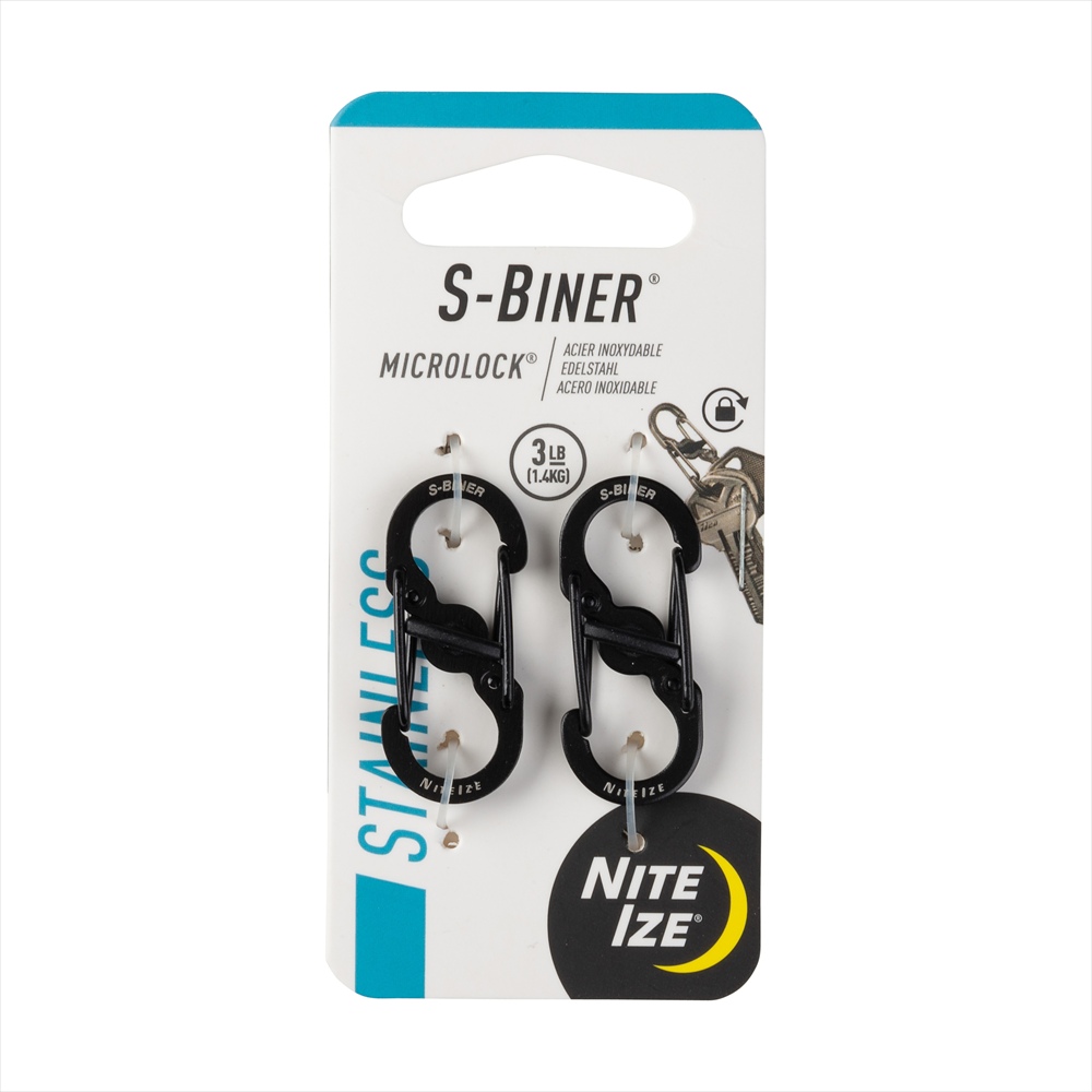 NITE IZE　エスビナー　マイクロロックスチール　2個入り
