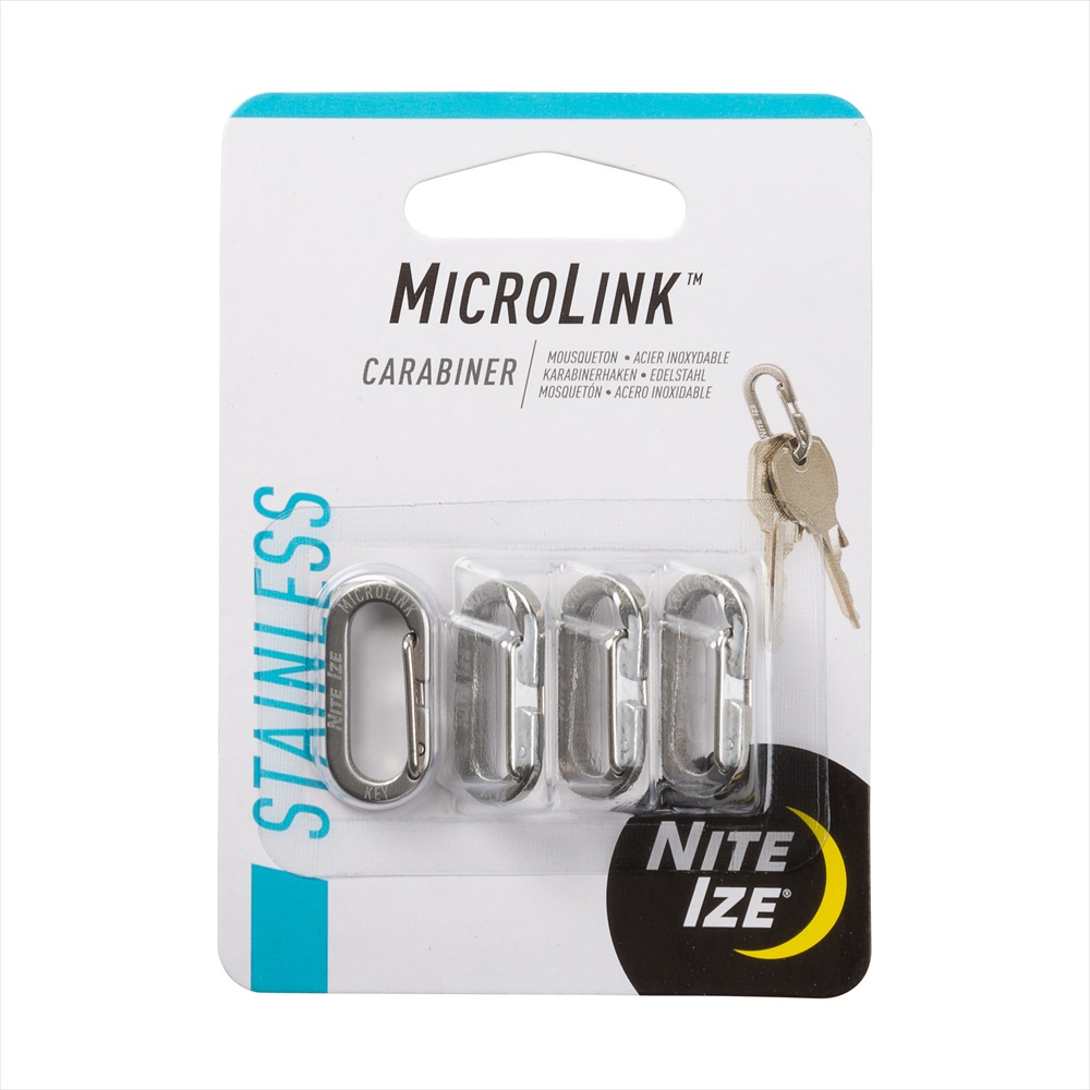 NITE IZE　マイクロリンクカラビナー　4個入り