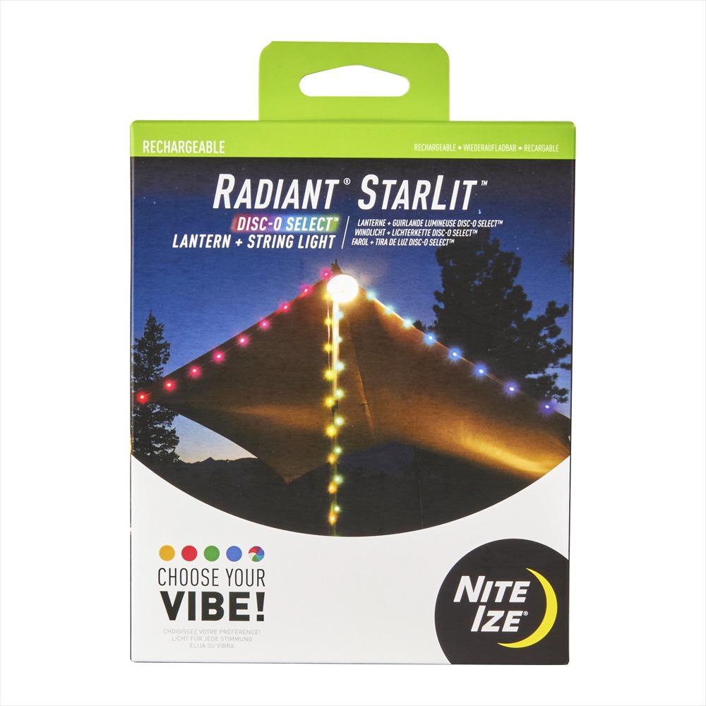 NITE IZE　レイディアント　スターリット　ランタン＆ストリングライト　リチャージャブル
