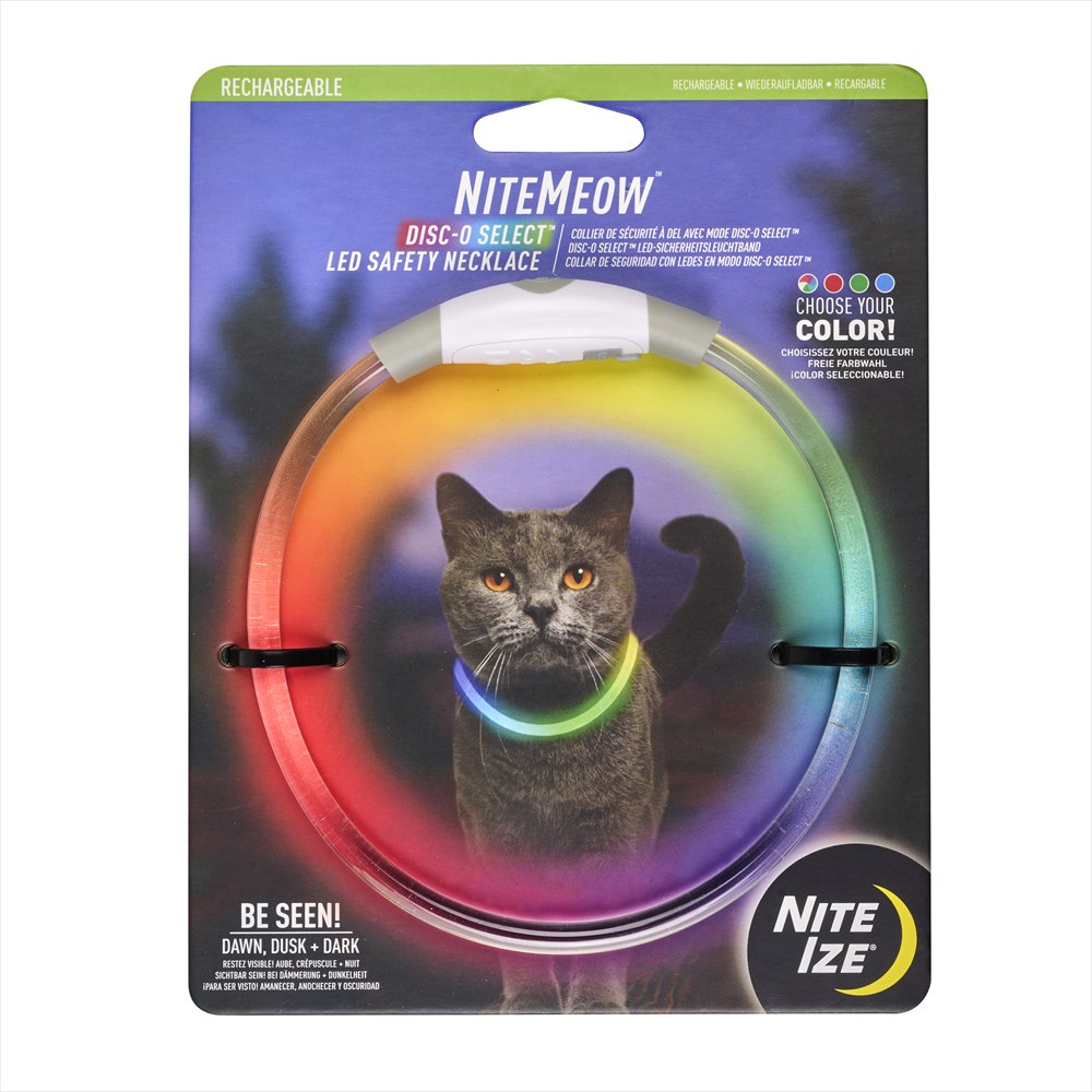 NITE IZE　ナイトミーア　セーフティネックレス　リチャージャブルLED　マルチカラー