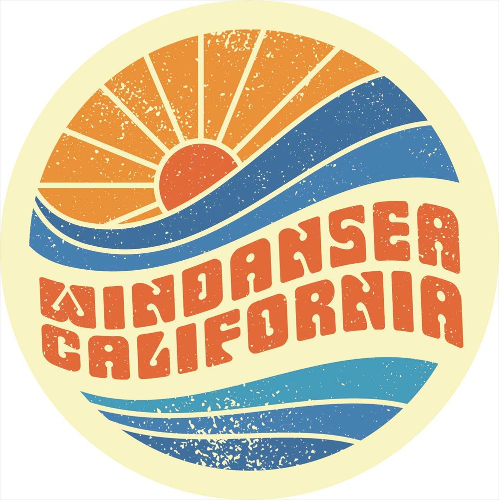 Sticker Pack  ｳｨﾝﾀﾞﾝｼｰﾋﾞｰﾁ ｶﾘﾌｫﾙﾆｱ L