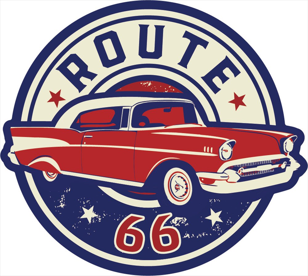 Sticker Pack　ﾙｰﾄ66 ｸﾗｼｯｸｽﾓｰﾙ S