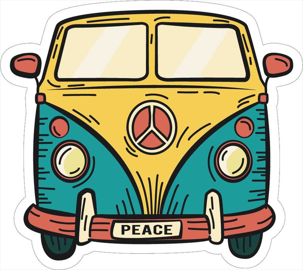 Sticker Pack　ﾋｯﾋﾟｰVWﾊﾞｽ S
