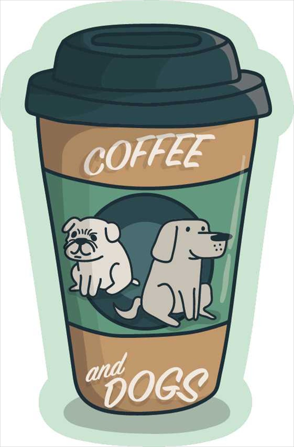 Sticker Pack　ｺｰﾋｰｱﾝﾄﾞﾄﾞｯｸﾞ S