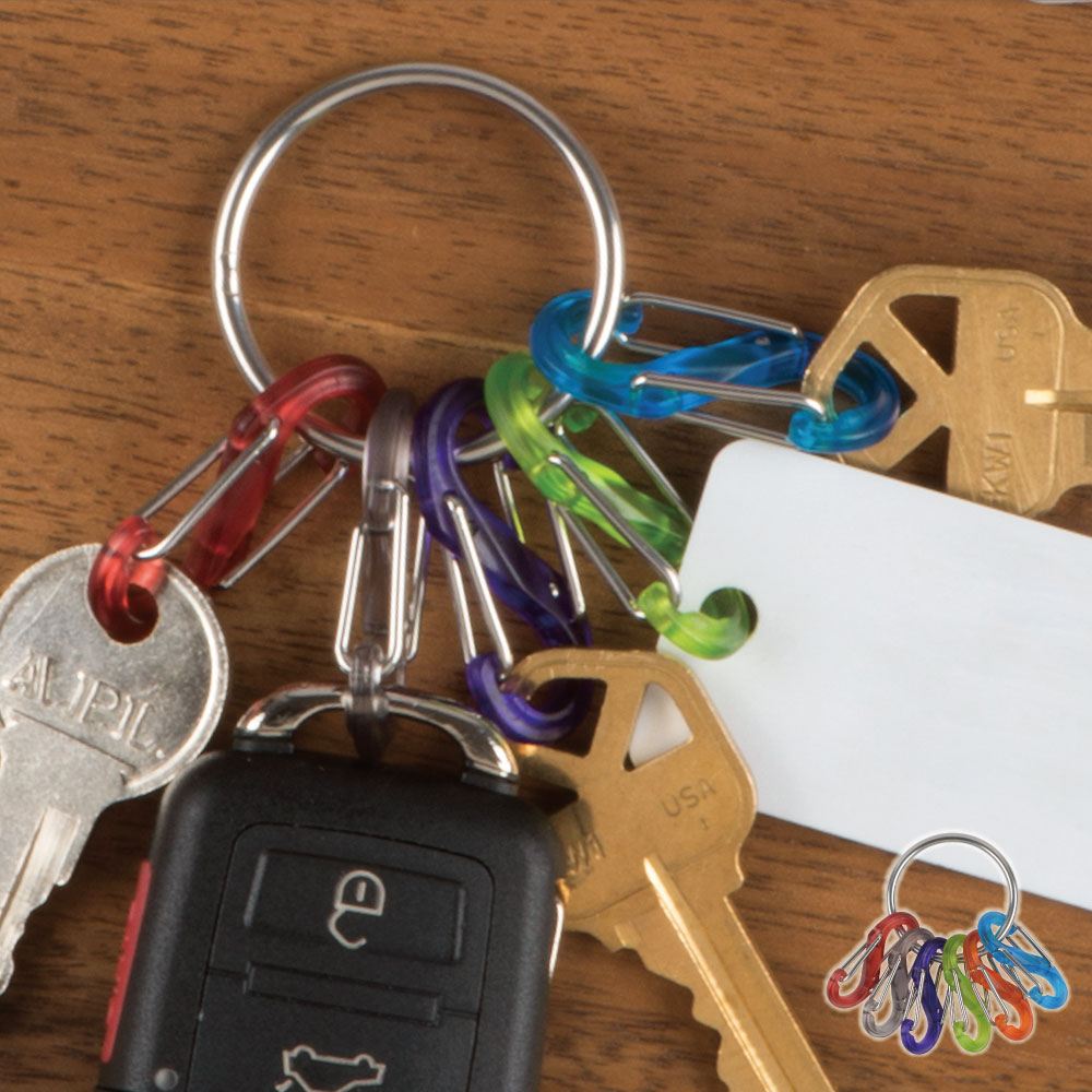 NITE IZE キーリングエスビナー シルバー