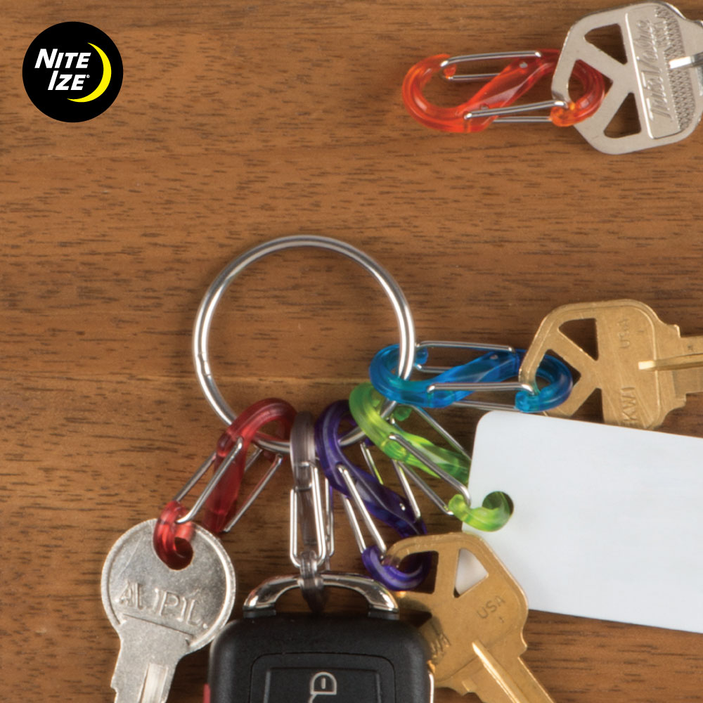 NITE IZE キーリングエスビナー シルバー