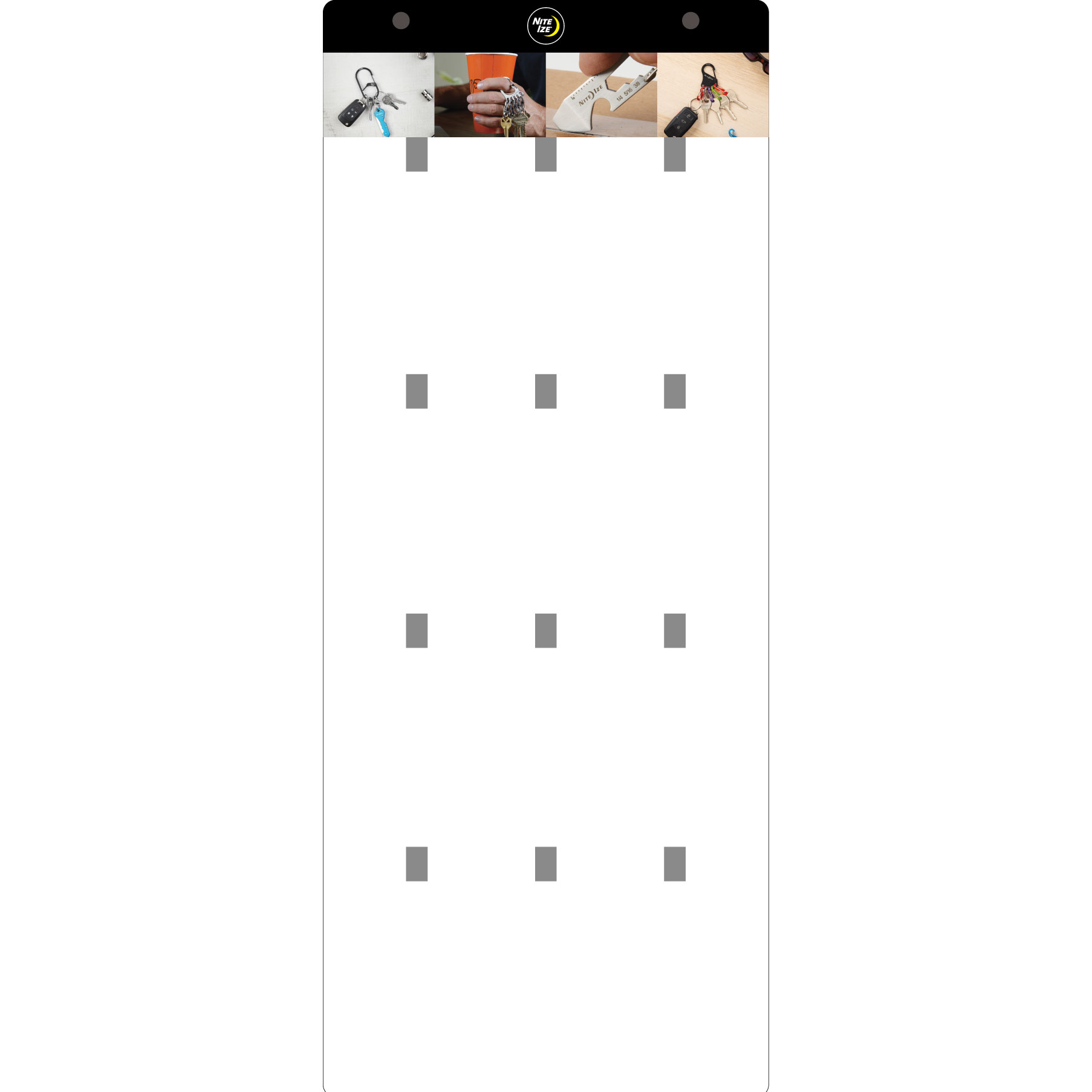 NITEIZE 12フックパネル 280×640