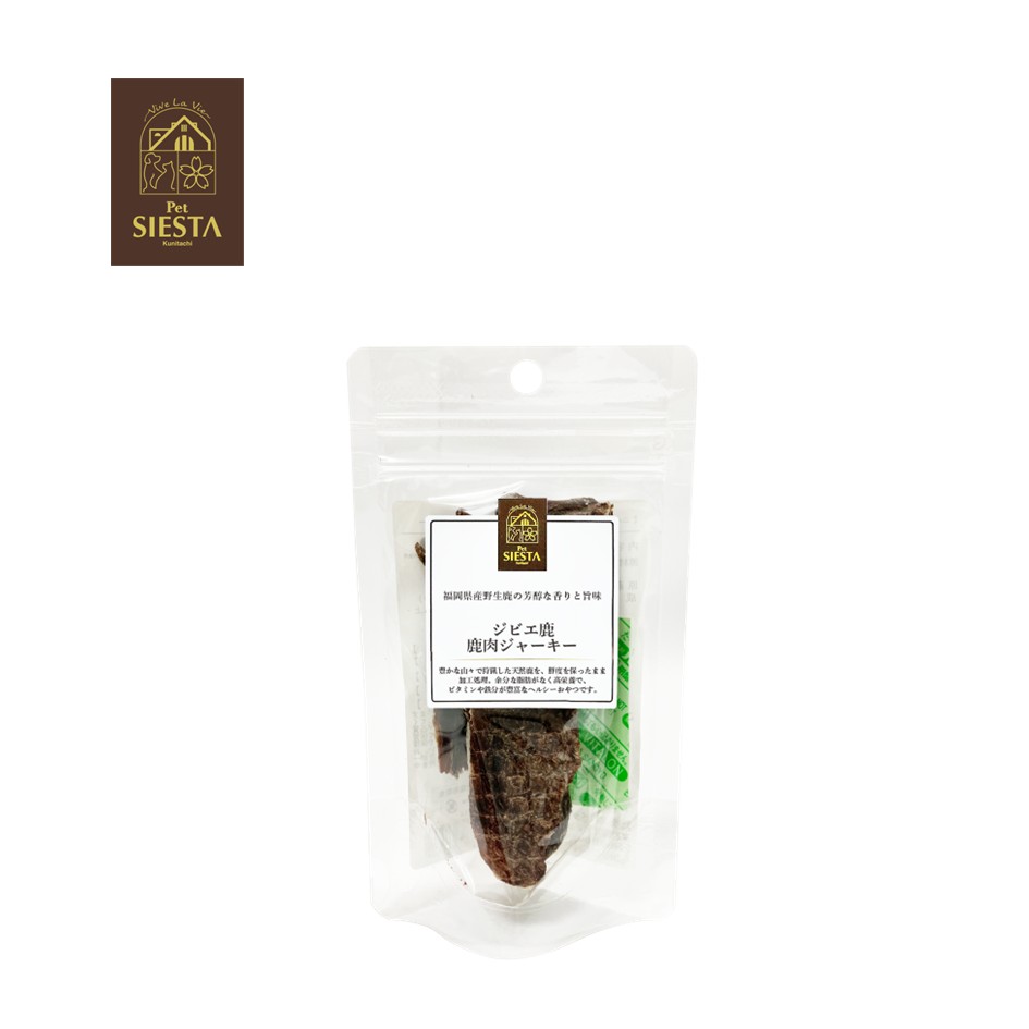 (ミニ)福岡県産 ジビエ鹿 鹿肉ジャーキー 12ｇ