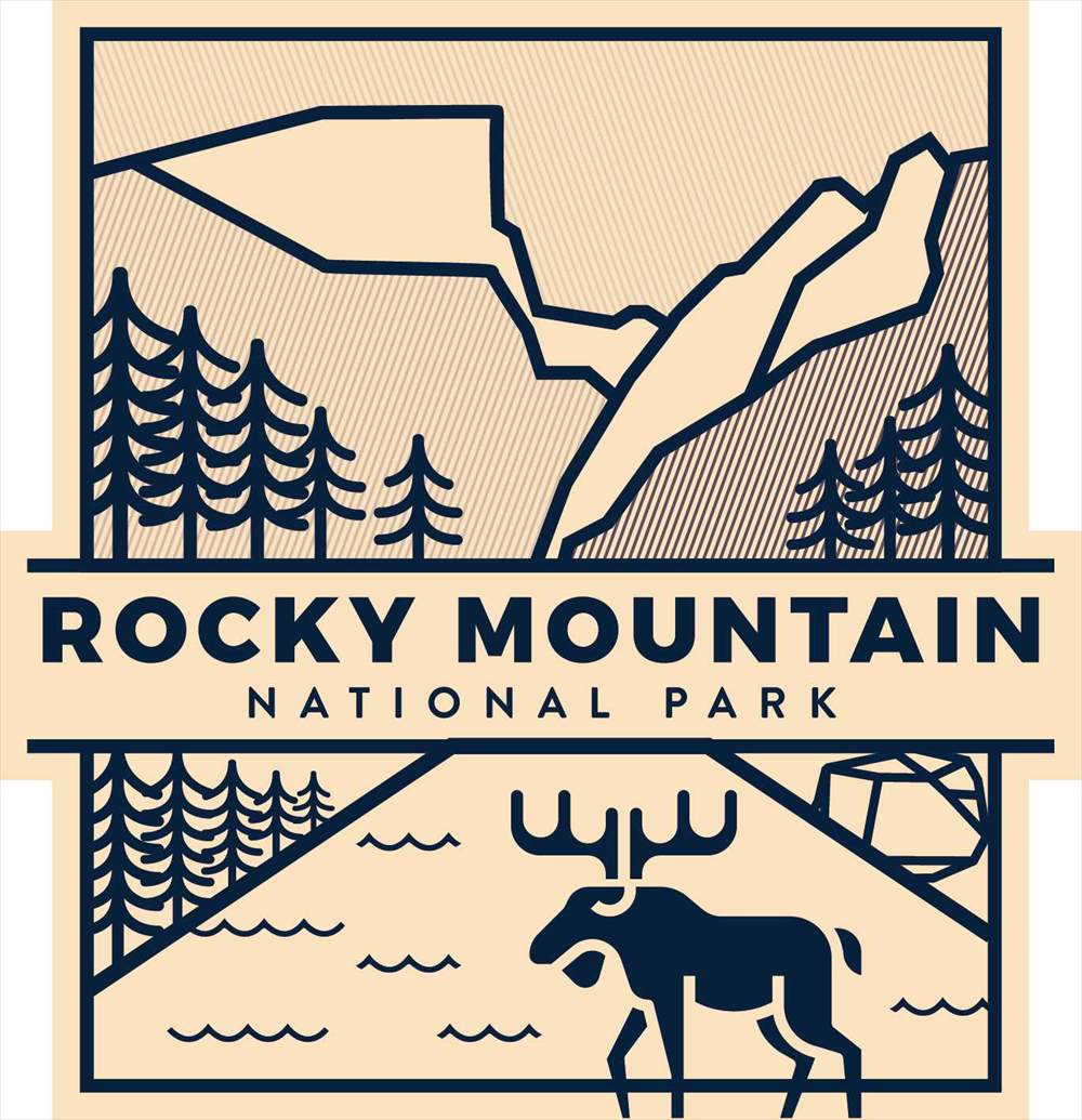 Sticker Pack ロッキーマウンテンスケッチ L