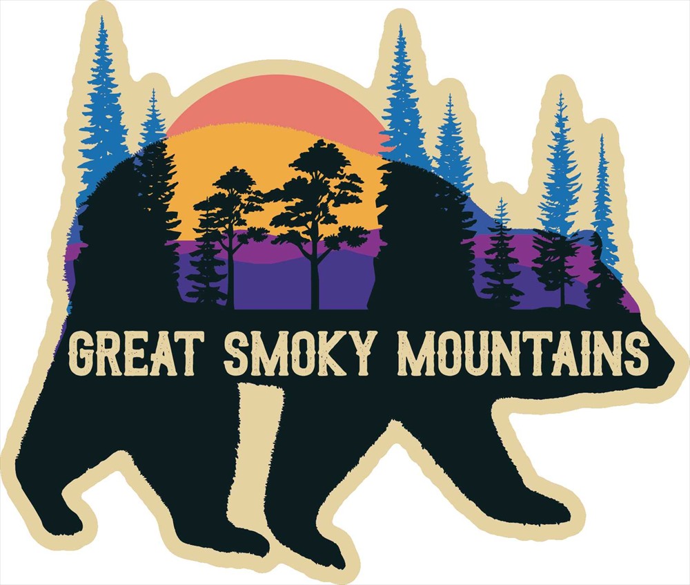 Sticker Pack グレートスモーキーベアーシーン L