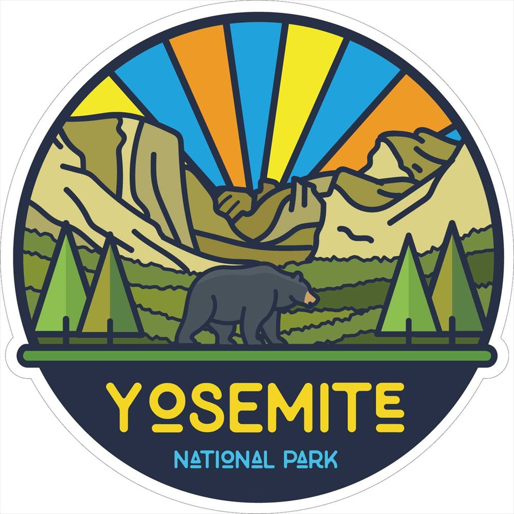 Sticker Pack ヨセミテナショナルパーク L