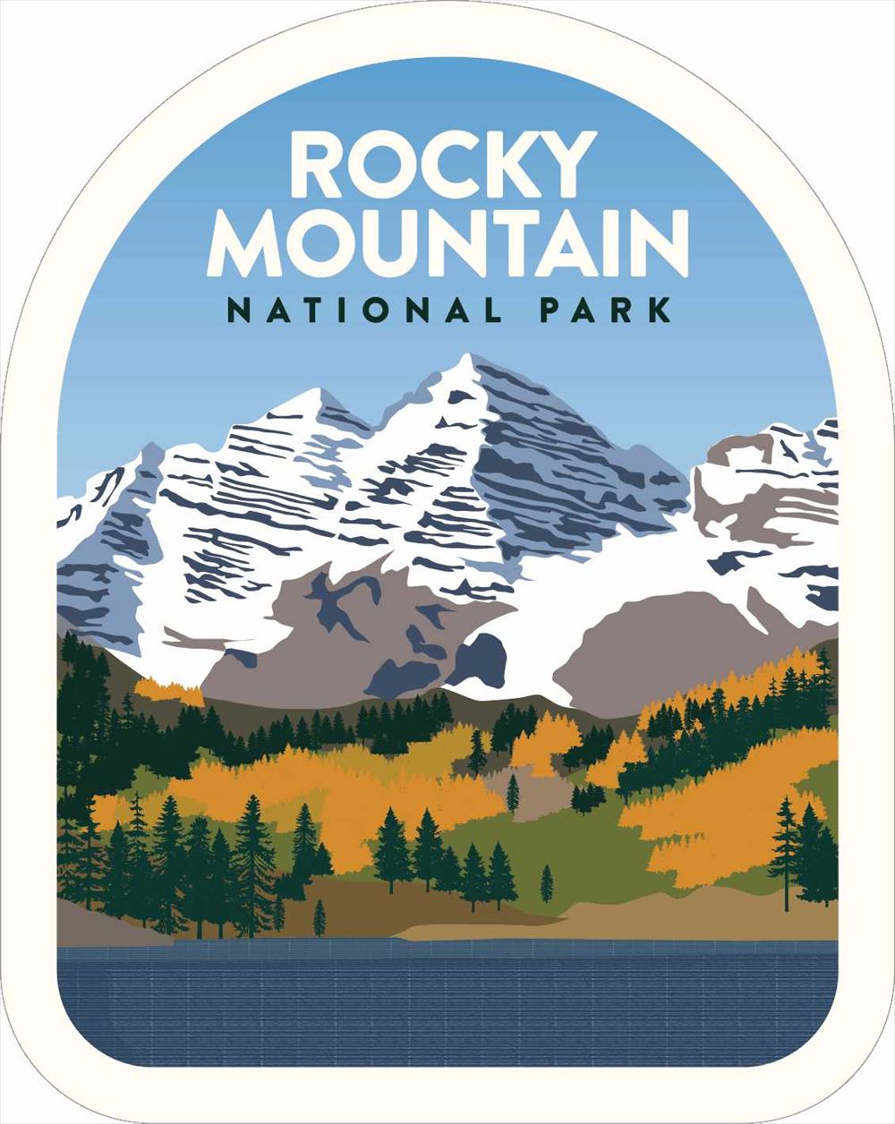 Sticker Pack ロッキーマウンテン スノー L