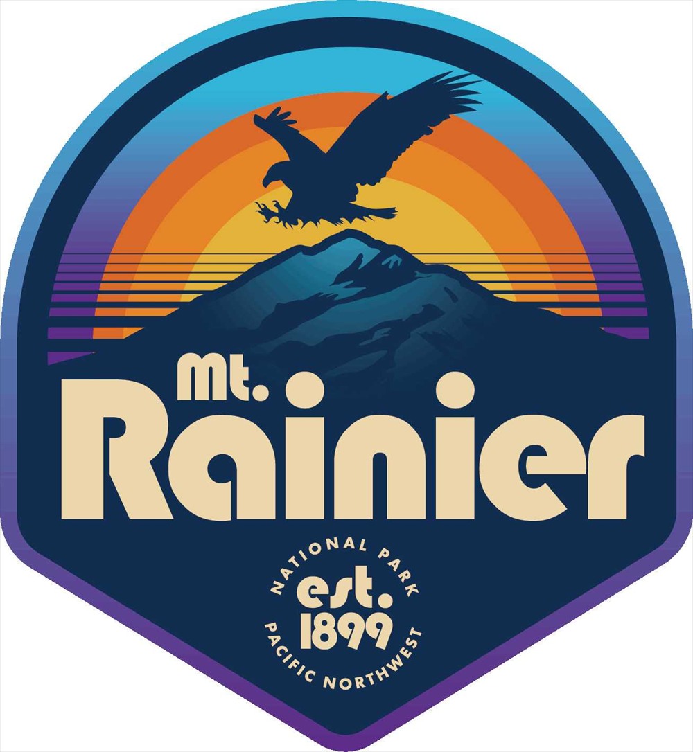 Sticker Pack マウントレイニアーwithイーグル L