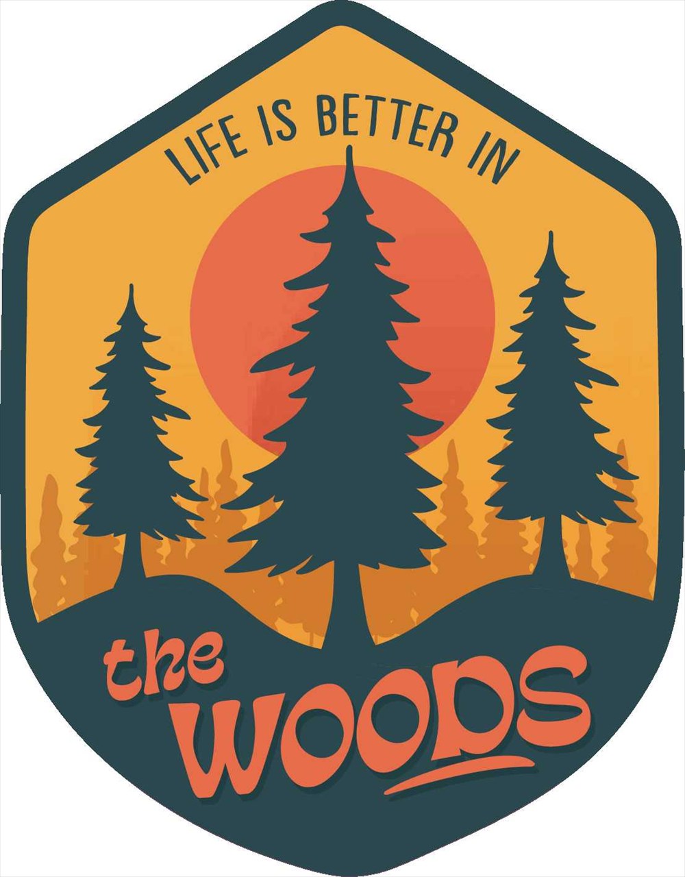 Sticker Pack ライフイズベターウッズ