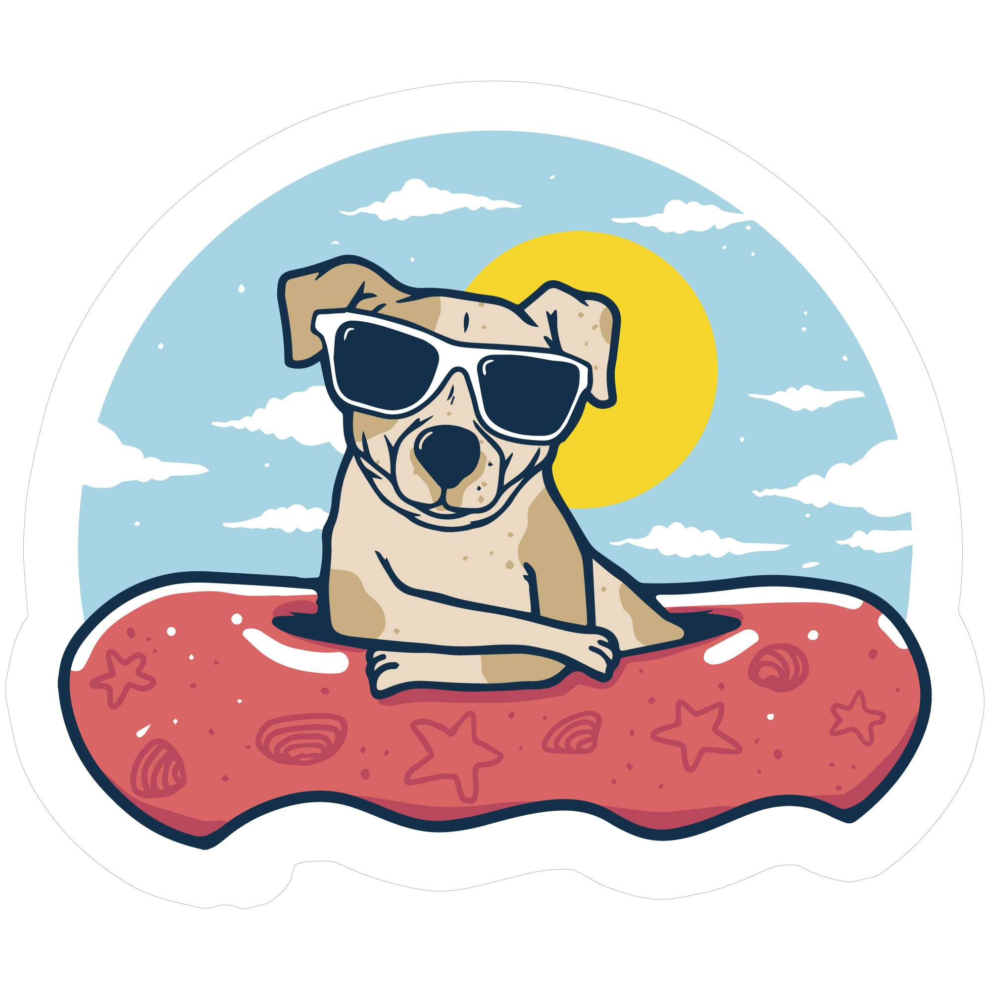 Sticker Pack パームハンドドッグチューブL