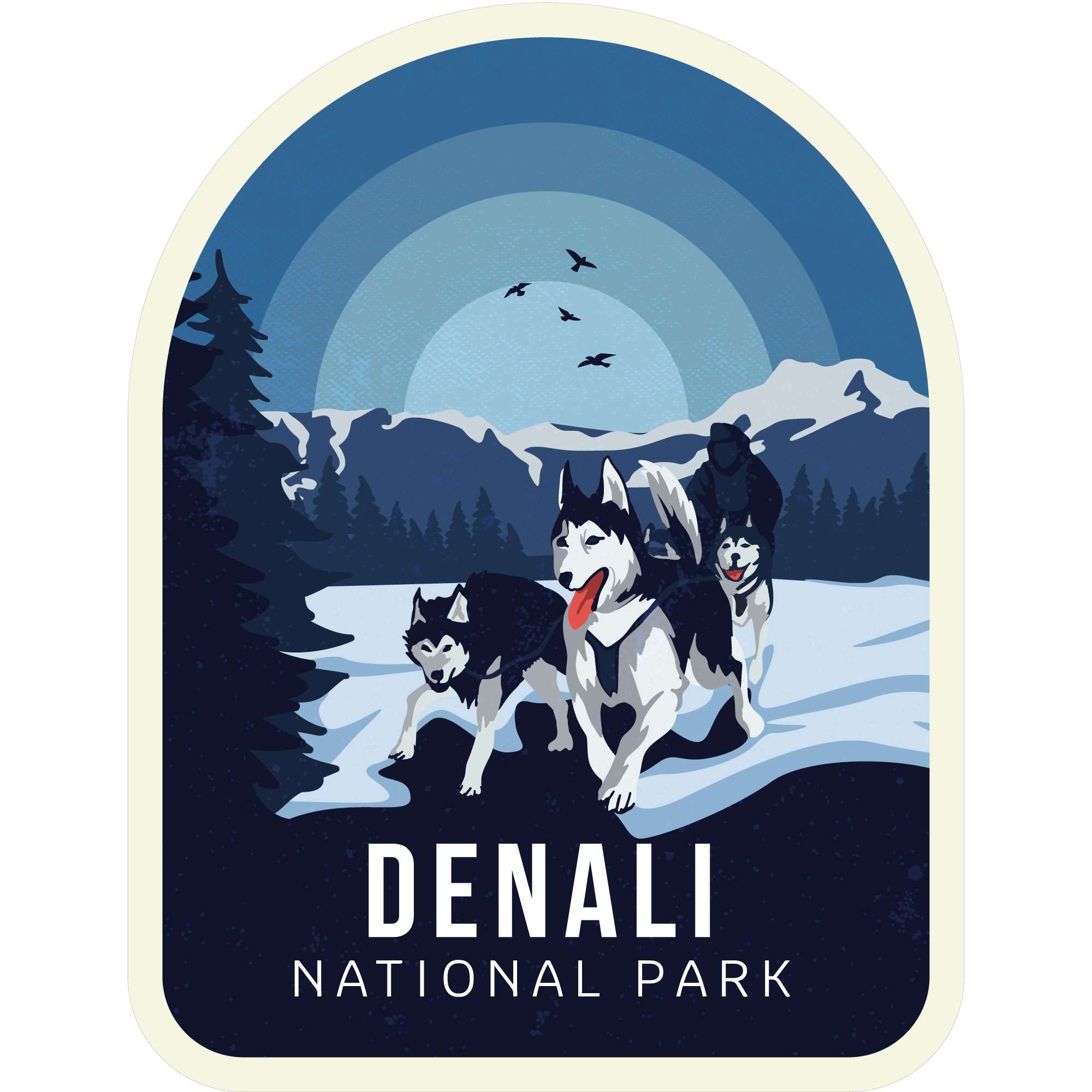 Sticker Pack デナリレインボースカイドッグL