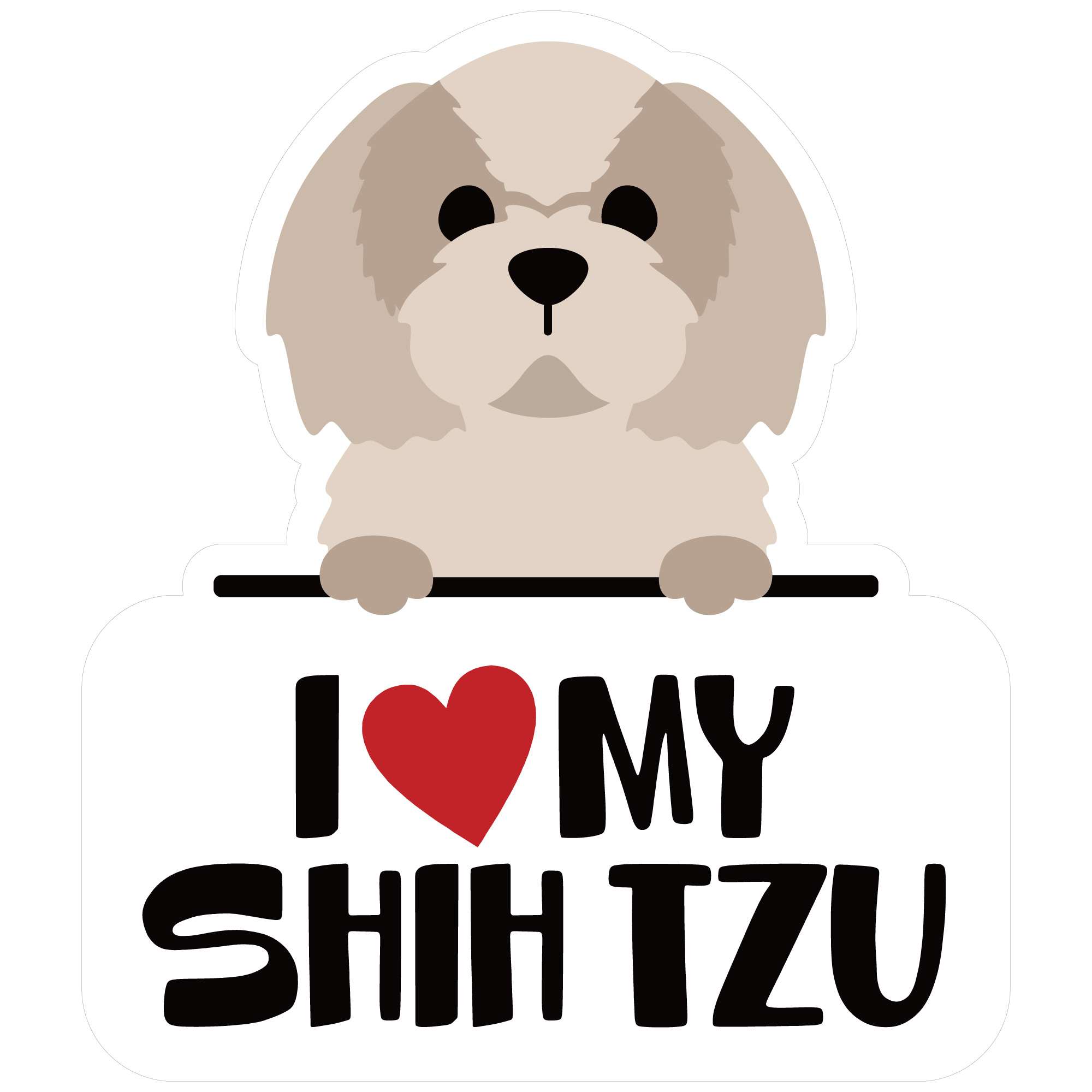 Sticker Pack アイラブシーズー L