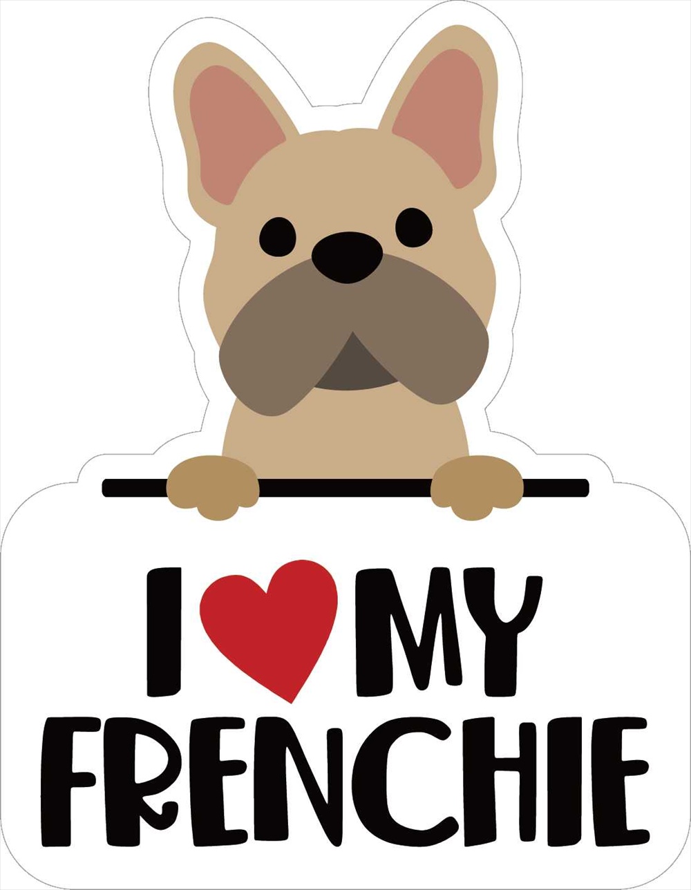 Sticker Pack アイラブフレンチブル L