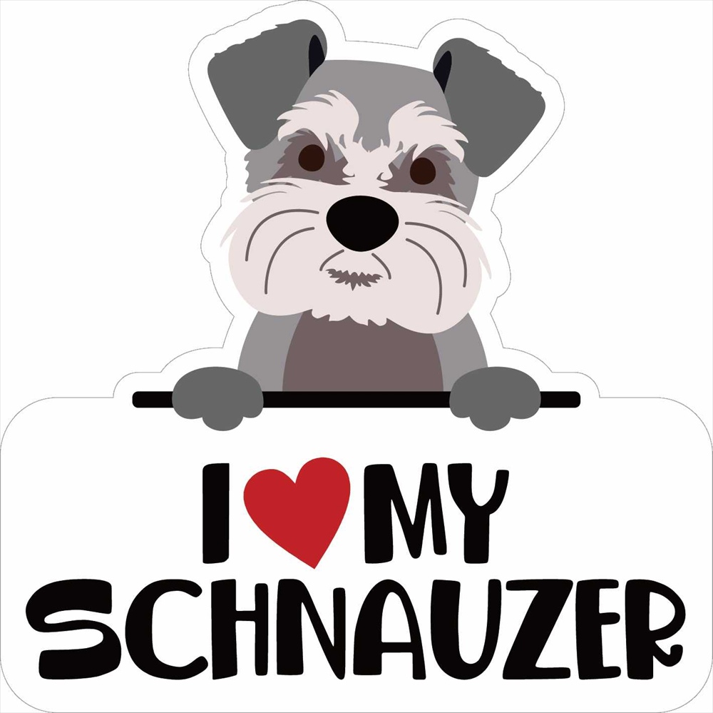 Sticker Pack アイラブシュナウザー L