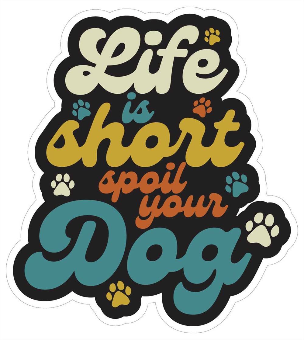 Sticker Pack ショートライフスポイルドッグ L