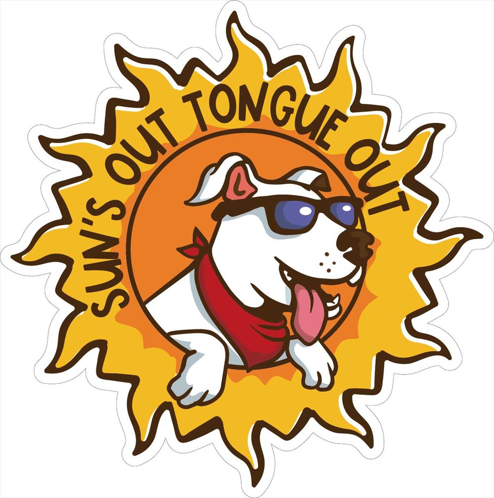 Sticker Pack サンズアウトタングアウト L