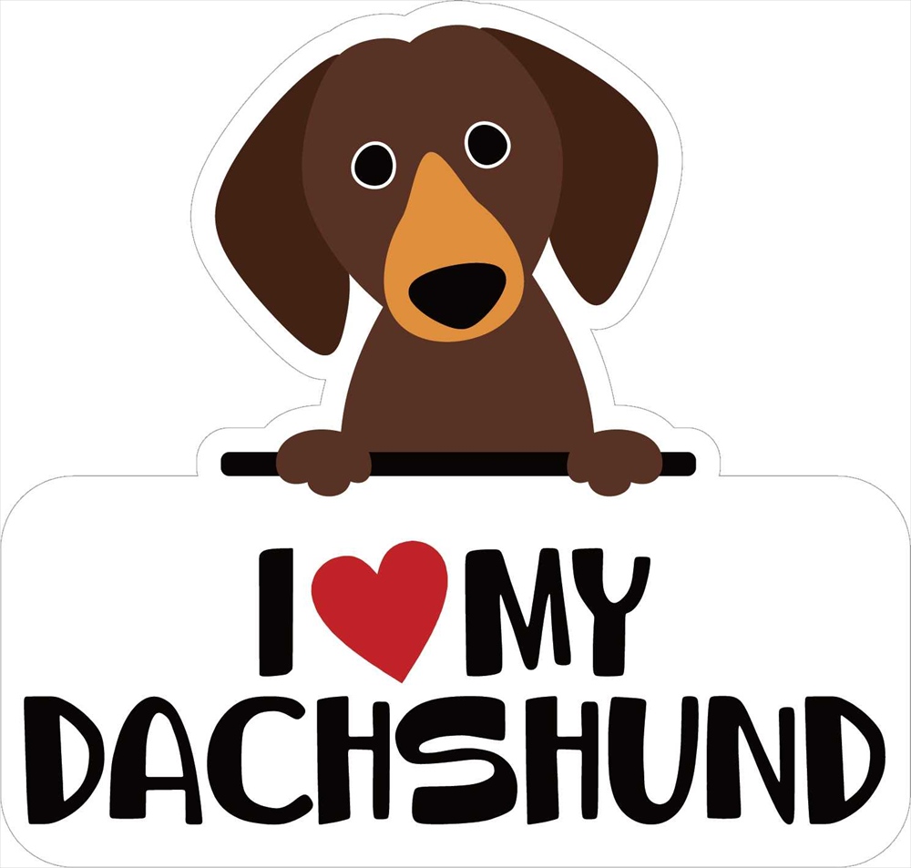 Sticker Pack アイラブダックス チョコ L