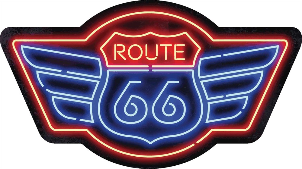 Sticker Pack ルート66 ネオンサイン L