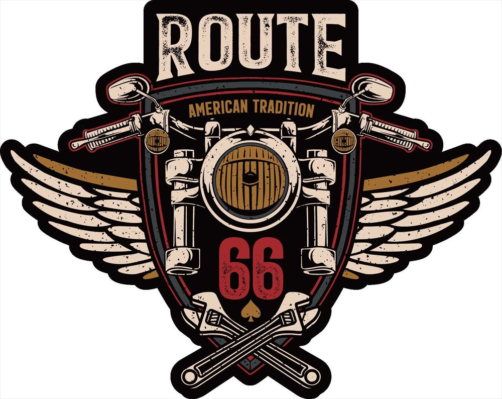 Sticker Pack ルート66 エンジェル L
